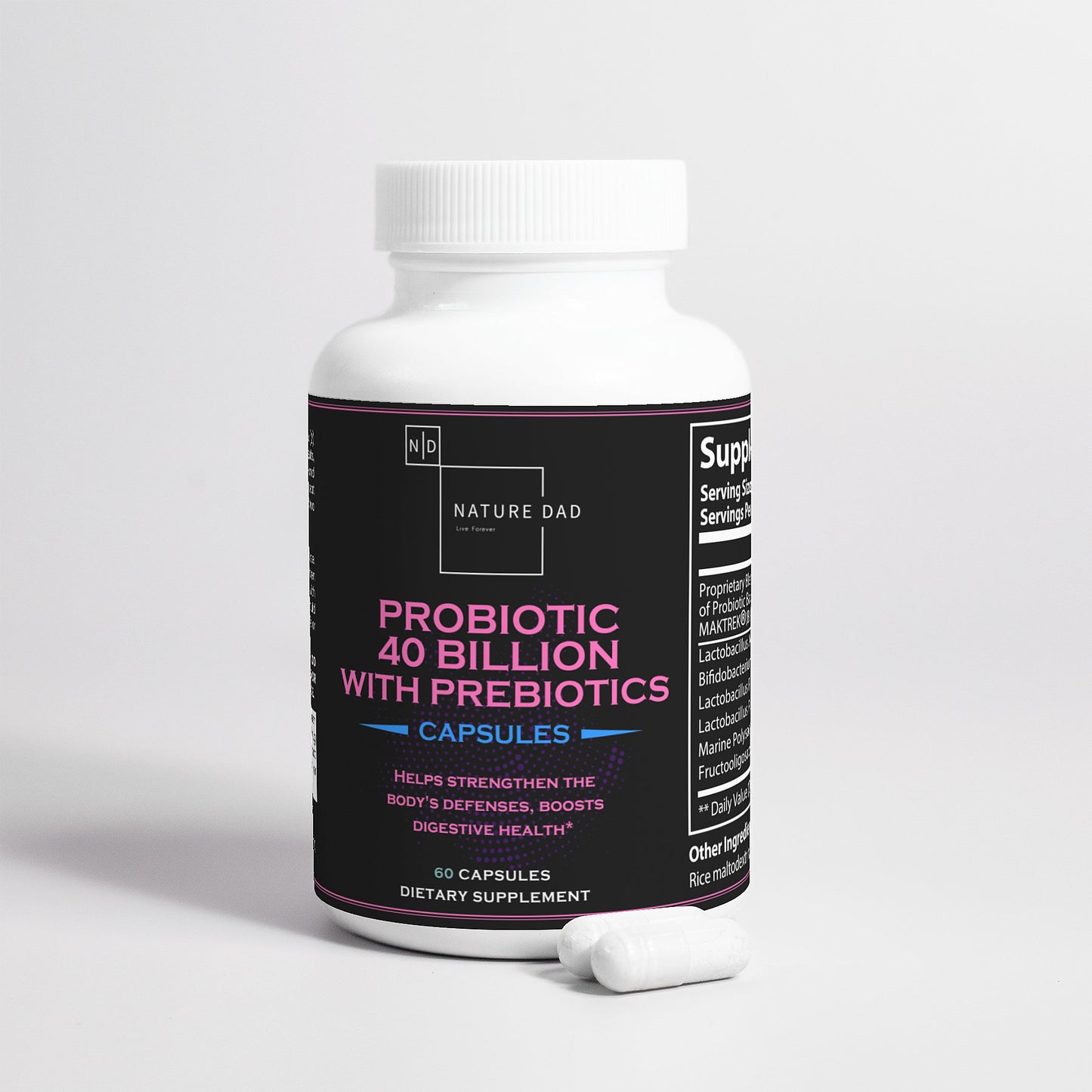 Probiotic 40 Billion with Prebiotics