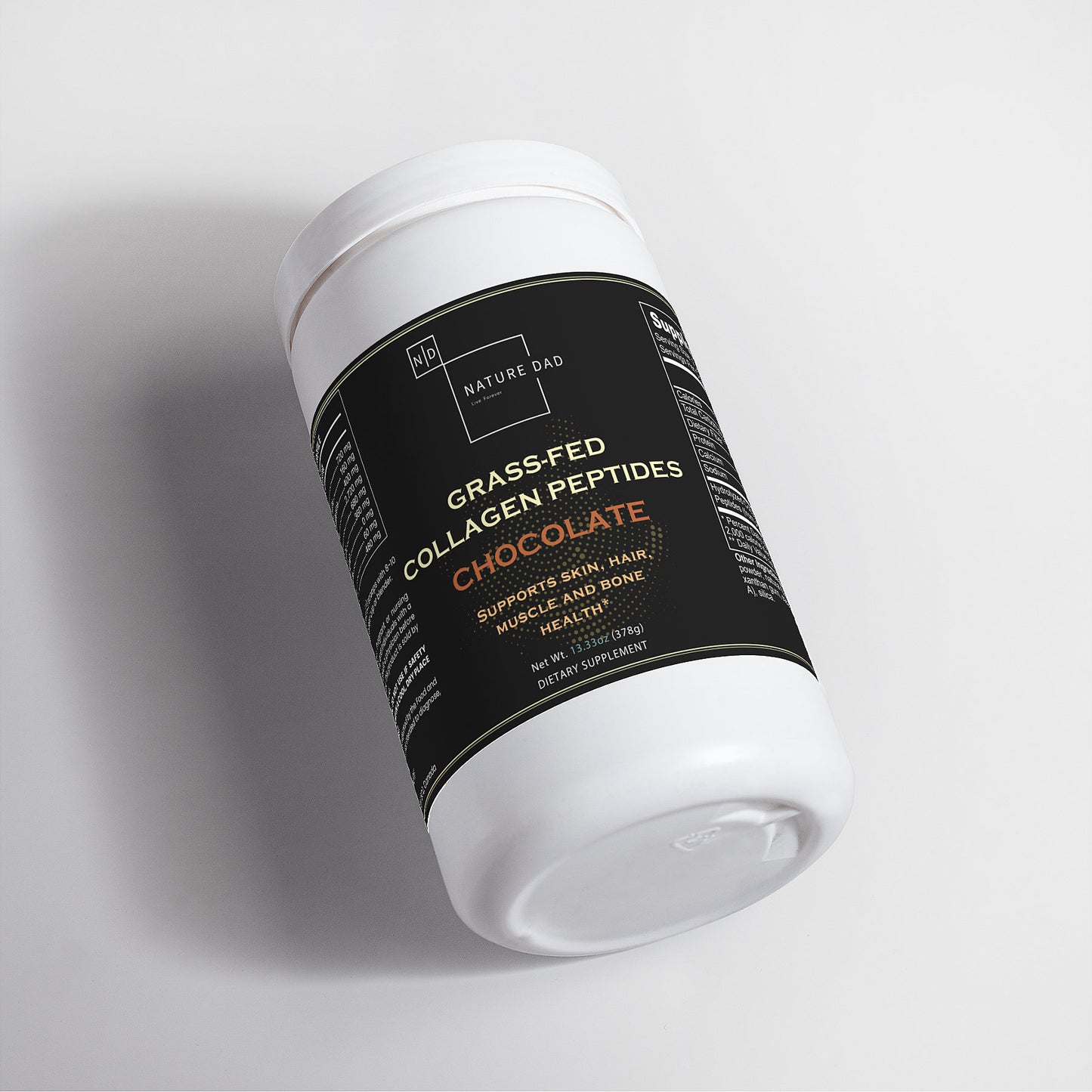 Grass-Fed Collagen Peptides Powder (Chocolate)