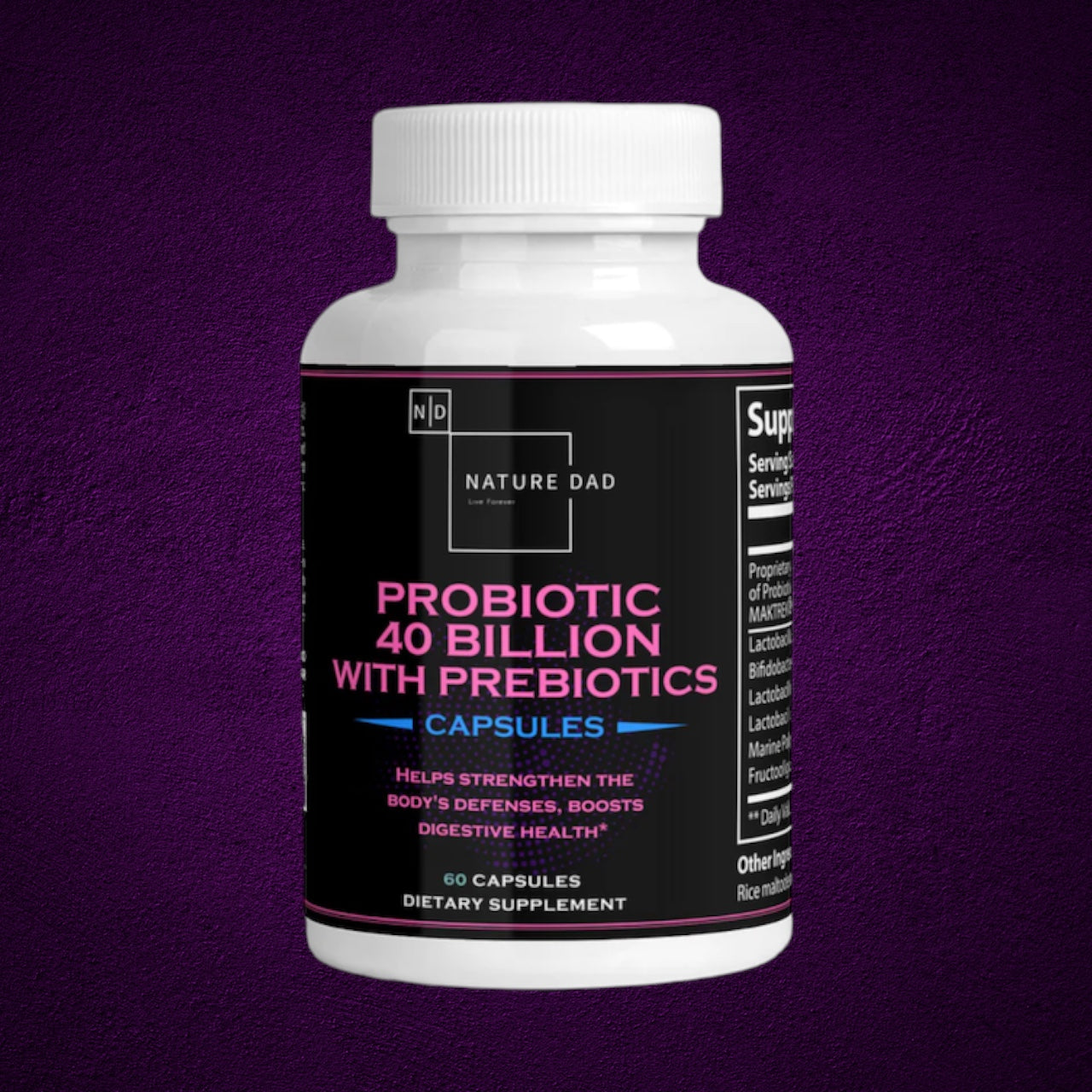 Probiotic 40 Billion with Prebiotics