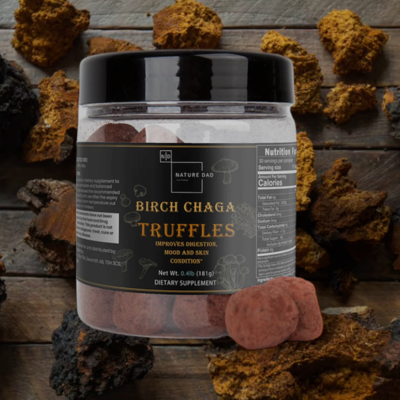 Birch Chaga Truffles