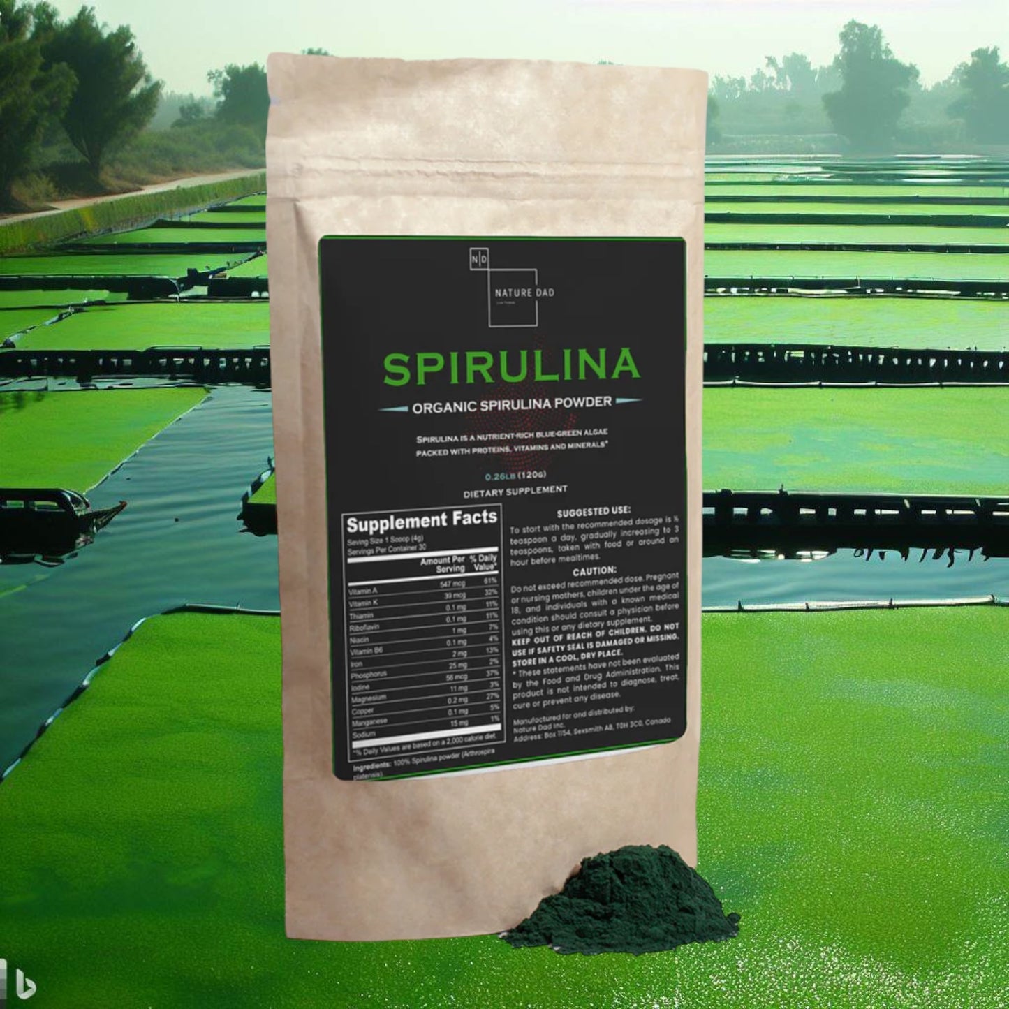 Organic Spirulina Powder